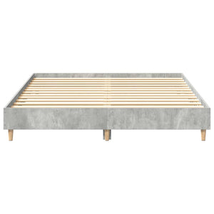 Bettgestell Betongrau 140x200 cm
