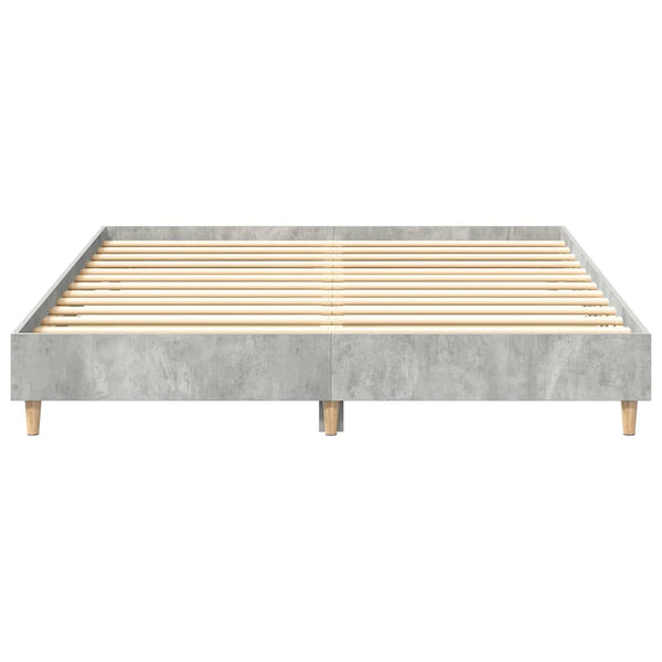 Bettgestell Betongrau 140x200 cm