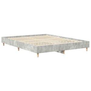 Bettgestell Betongrau 140x200 cm