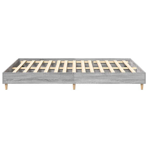 Bettgestell 140x200 Grau Sonoma