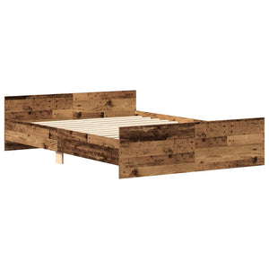 Bettgestell 140x200 Altholz-Optik