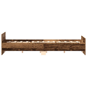 Bettgestell 160x200 Altholz-Optik