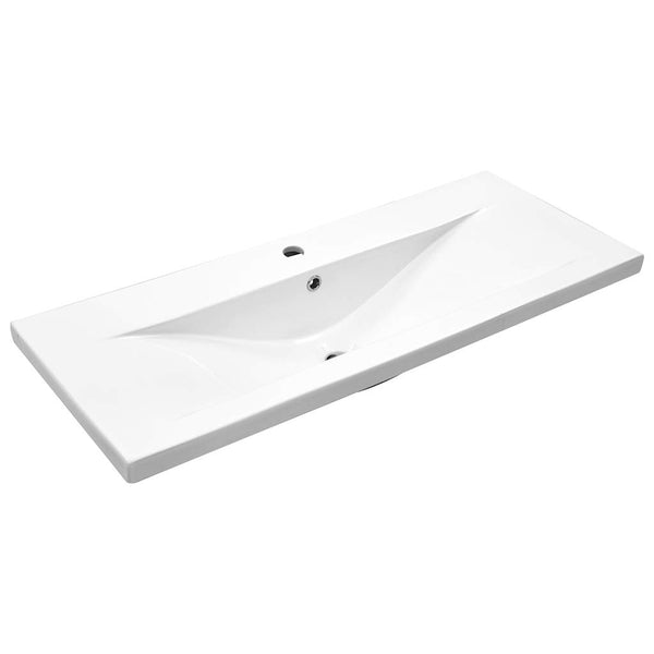 vidaXL Bathroom Vanity Unit with Integrated Sink Reclaimed Wood Look