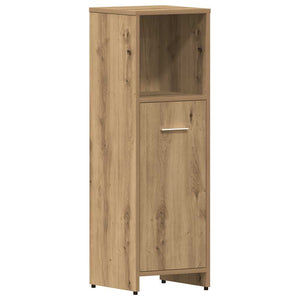 vidaXL 4-Piece Bathroom Furniture Set Artisan Oak Engineered Wood
