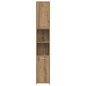 vidaXL 4-Piece Bathroom Furniture Set Artisan Oak Engineered Wood