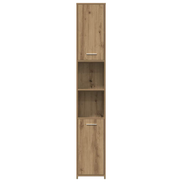 vidaXL 4-Piece Bathroom Furniture Set Artisan Oak Engineered Wood