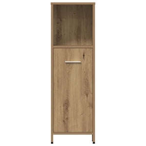 vidaXL 4-Piece Bathroom Furniture Set Artisan Oak Engineered Wood