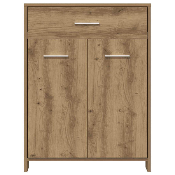 vidaXL 4-Piece Bathroom Furniture Set Artisan Oak Engineered Wood