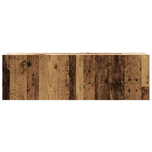vidaXL 2-Piece TV Cabinet Set Wall-Mounted Reclaimed Wood Look Engineered Wood