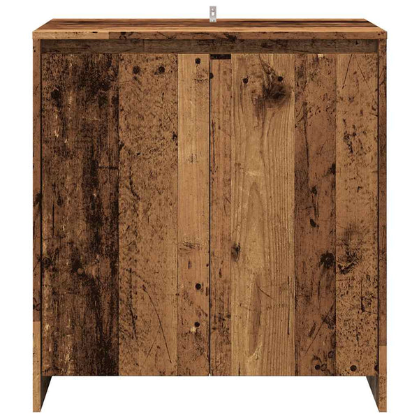 2-tlg. Sideboard Altholz-Optik