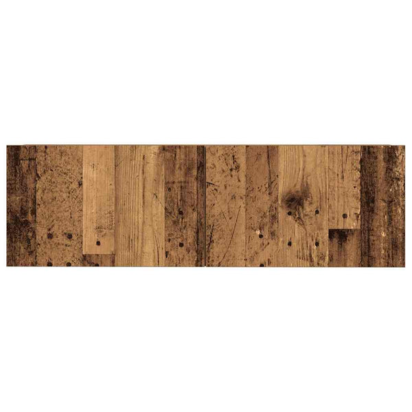 vidaXL 3-Piece TV Cabinet Set Wall-Mounted Reclaimed Wood Look Engineered Wood