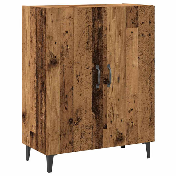 Sideboard mit Wandschrank Altholz-Optik