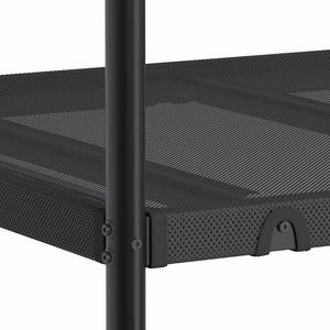 vidaXL Bunk Bed Frame Black 90x200 cm Steel