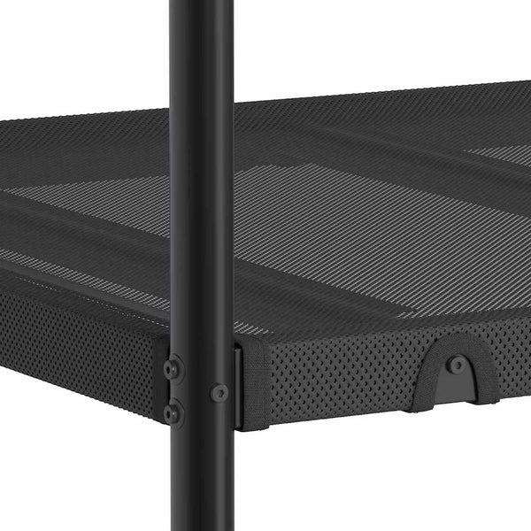 vidaXL Bunk Bed Frame Black 90x200 cm Steel