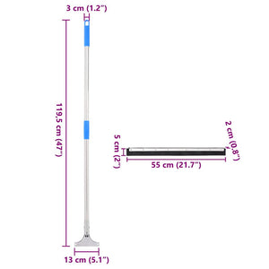 Wasserschieber mit Stiel, 55 cm