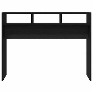 vidaXL Console Table Black Oak Look 105 x 30 x 80 cm