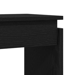 vidaXL Console Table Black Oak Look 80 x 30 x 80 cm