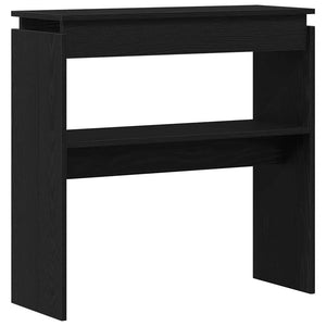 vidaXL Console Table Black Oak Look 80 x 30 x 80 cm