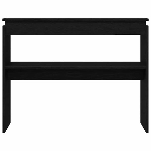 vidaXL Console Table Black Oak Look 80 x 30 x 102 cm