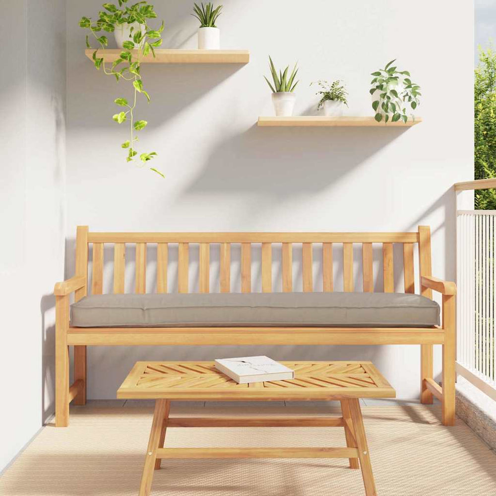 vidaXL Pallet Cushion Set 2 pcs Taupe 200 x 40 x 8 cm Oxford Fabric