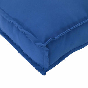 vidaXL Pallet Cushion Set 2 pcs Royal Blue Oxford Fabric