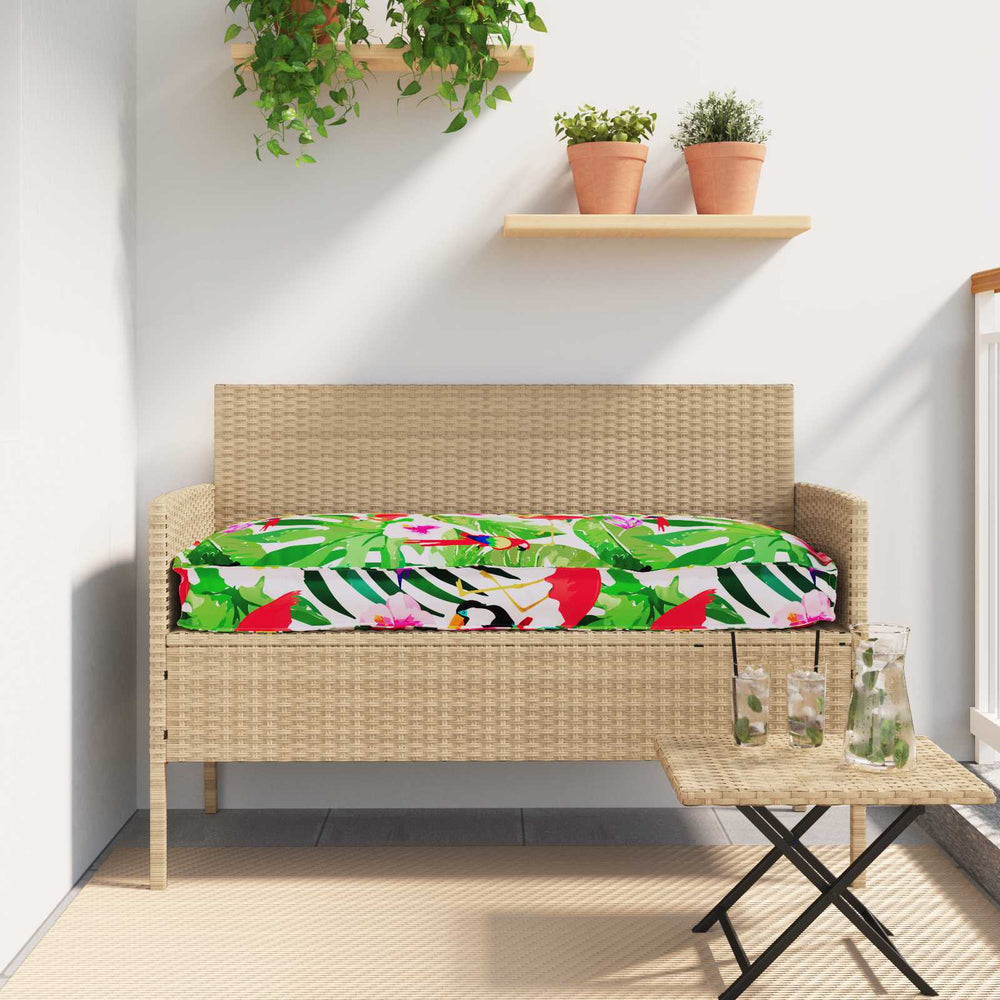 vidaXL Pallet Cushion Set 2 pcs Tropical Jungle 100 x 40 x 8 cm