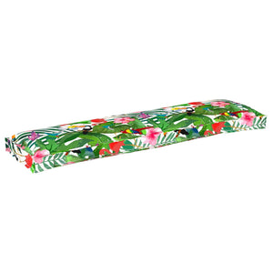 vidaXL Pallet Cushion Set 2 pcs Tropical Jungle 100 x 40 x 8 cm