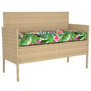 vidaXL Pallet Cushion Set 2 pcs Tropical Jungle 100 x 40 x 8 cm