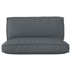 vidaXL Pallet Cushion Set 2 pcs Anthracite Oxford Fabric