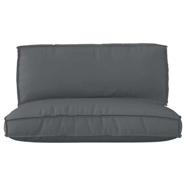 vidaXL Pallet Cushion Set 2 pcs Anthracite Oxford Fabric