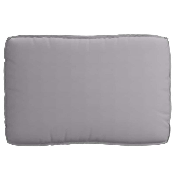 vidaXL Pallet Cushion Set 2 pcs Grey Oxford Fabric