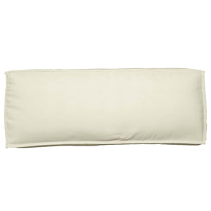vidaXL Pallet Cushion Set 2 pcs Cream Oxford Fabric