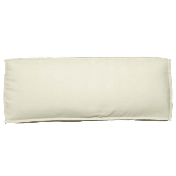 vidaXL Pallet Cushion Set 2 pcs Cream Oxford Fabric