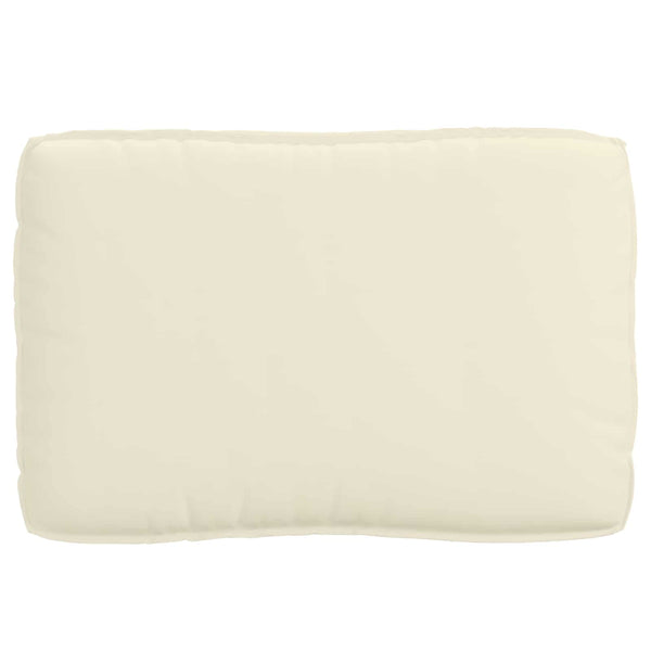 vidaXL Pallet Cushion Set 2 pcs Cream Oxford Fabric