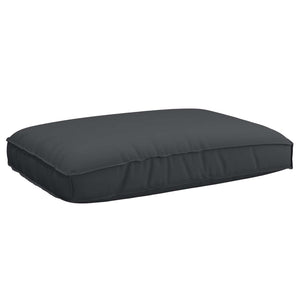 vidaXL Pallet Cushion Set 2 pcs Black Oxford Fabric