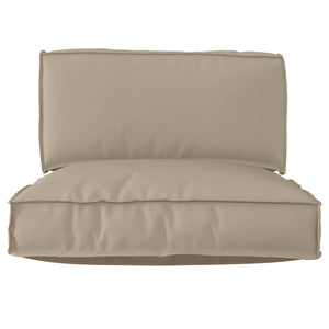 vidaXL Pallet Cushion Set 2 pcs Taupe Oxford Fabric