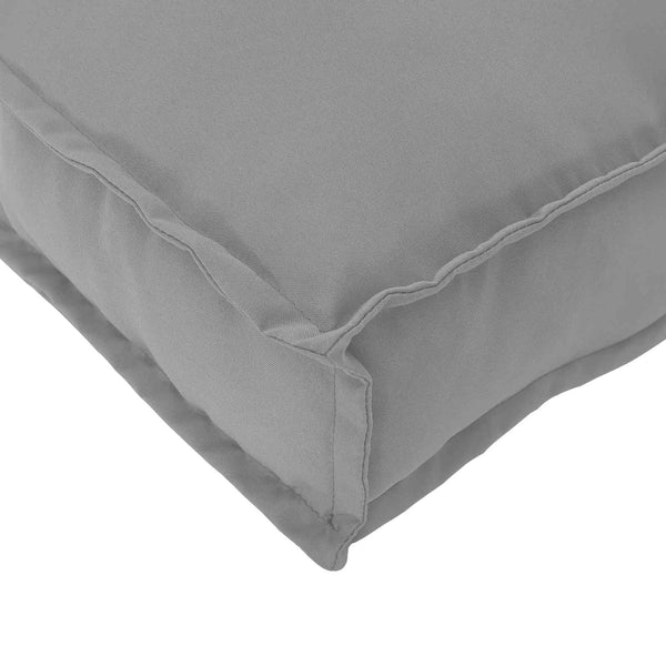vidaXL Pallet Cushion Set 3 pcs Grey Oxford Fabric