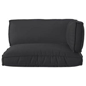 vidaXL Pallet Cushion Set 3 pcs Black Oxford Fabric