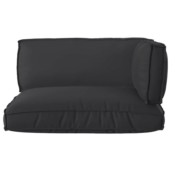 vidaXL Pallet Cushion Set 3 pcs Black Oxford Fabric