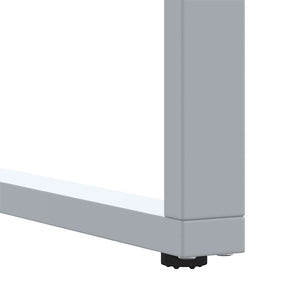 vidaXL Garden Table Grey 200 x 90 x 75 cm Solid Acacia Wood