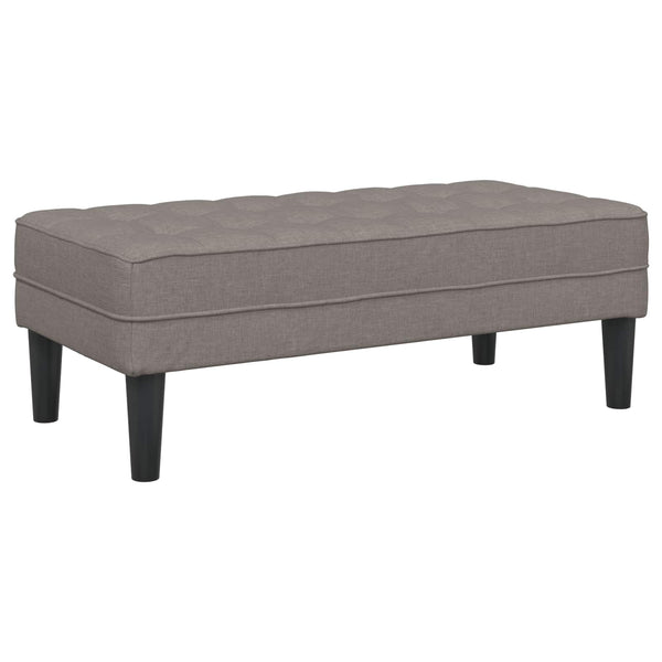 vidaXL Sofa Set with Cushions 2 pcs Taupe Polyester
