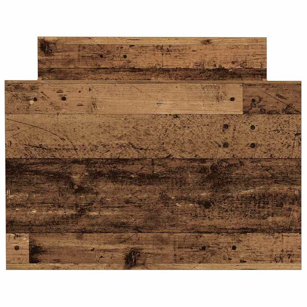 vidaXL Bed Frame with Headboard Reclaimed Wood 193 x 78 x 50 cm Engineered Wood
