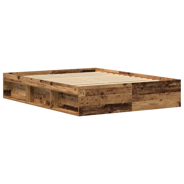 Bettgestell 150x200 Altholz-Optik