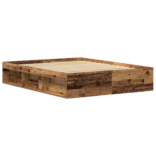 Bettgestell 150x200 Altholz-Optik