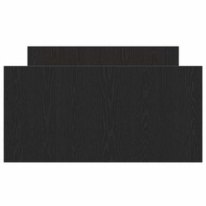 vidaXL Bed Frame Black Oak-Look 193 x 93 x 50 cm Engineered Wood