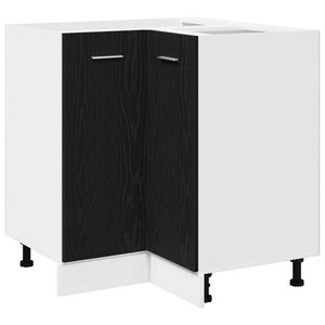 vidaXL Wall Cabinet Black Oak Look 75.5 x 75.5 x 80.5 cm