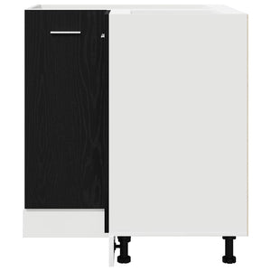 vidaXL Wall Cabinet Black Oak Look 75.5 x 75.5 x 80.5 cm