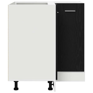 vidaXL Wall Cabinet Black Oak Look 75.5 x 75.5 x 80.5 cm