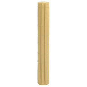 Gelber PVC Gartenzaun, Doppelseitig, 1,8x3 m