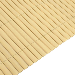 Gelber PVC Gartenzaun, Doppelseitig, 1,8x3 m